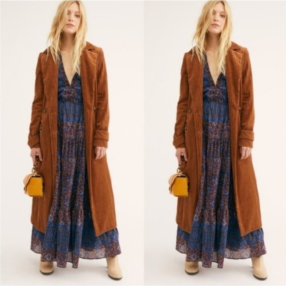 Free People Blue and Purple Sleeveless Halter Maxi Sundress for Resort Wear - Picture 2 of 7